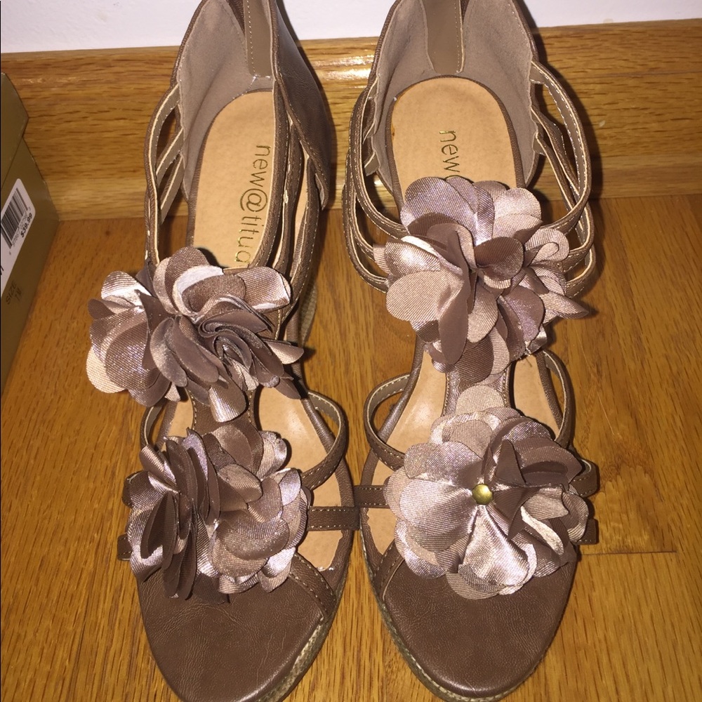 Wedges! Never worn!